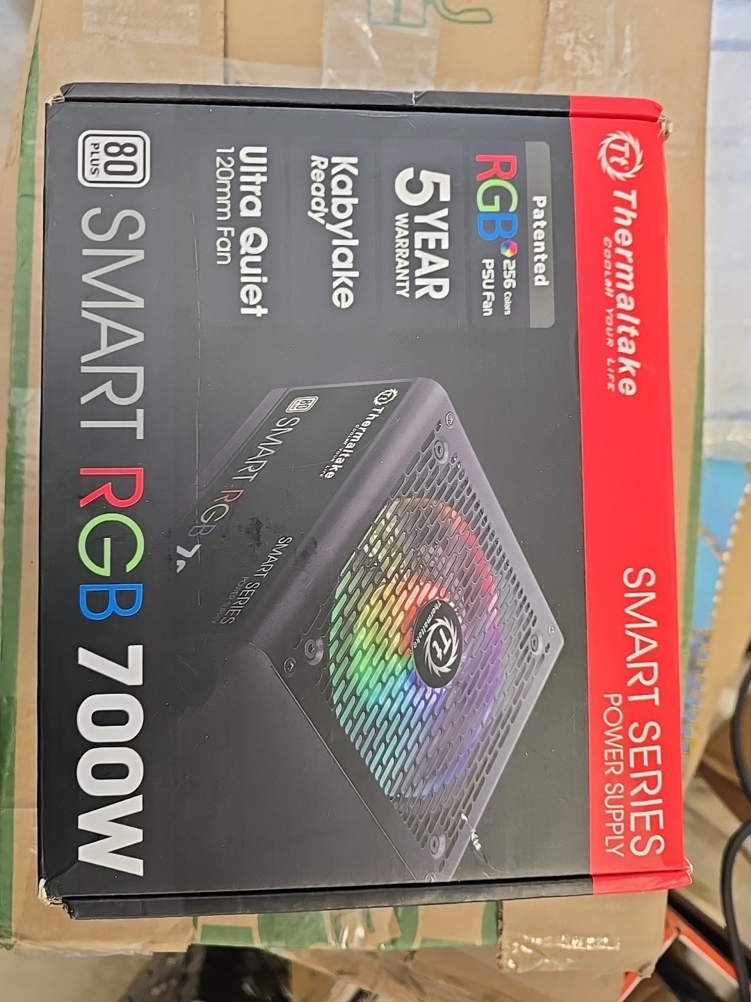 Thermaltake Smart RGB 80 Plus 700W Supply PS-SPR-0700NHFAWU-1 Power Supplies