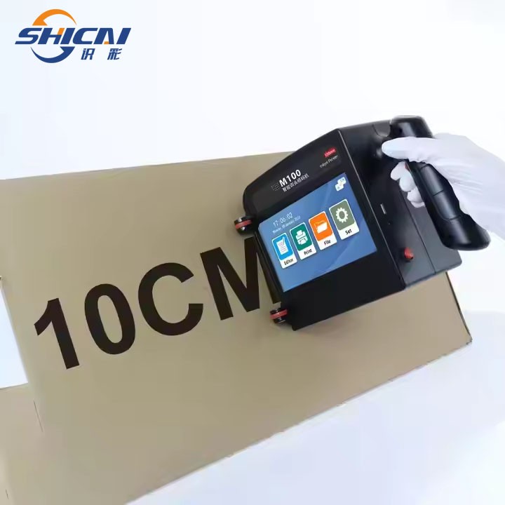 10cm large format handheld inkjet printer carton logo text brand digitalprinting
