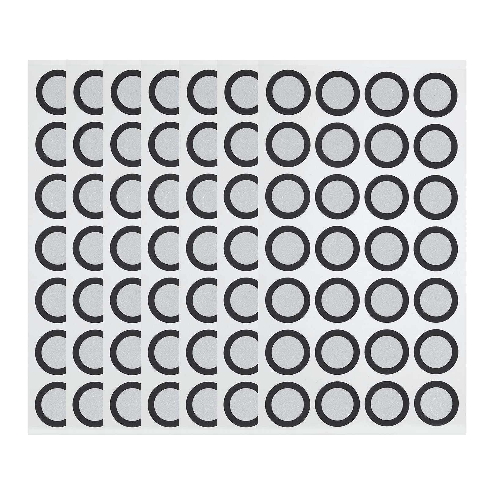 200Pcs, Inner 10mm Outer 14mm Round High Reflective 3D Scanning Marker