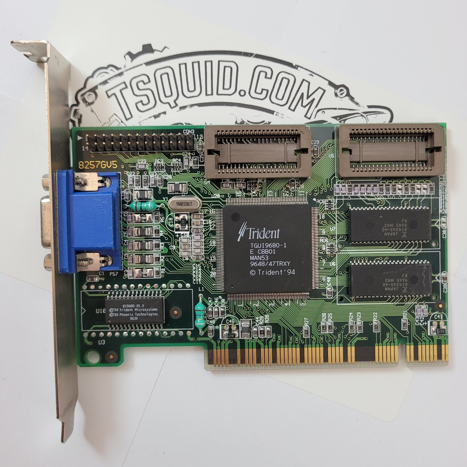 Jaton Trident TGUI9680-1 PCI 1MB Video Graphics Card Vintage 8257GV5 VGA