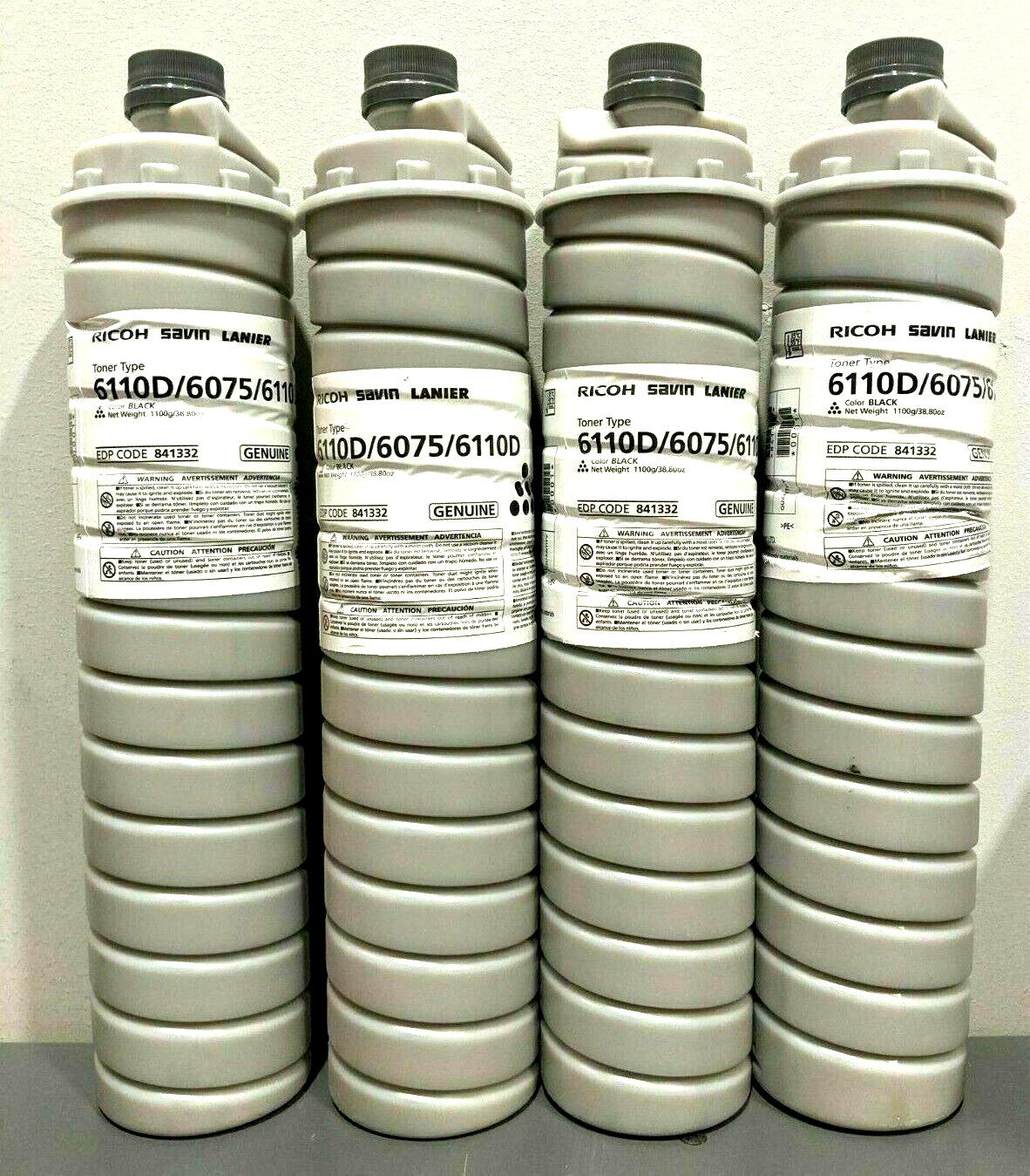 Genuine Ricoh Savin Lanier 6110D Toner 4Pk.  EDP# 841332