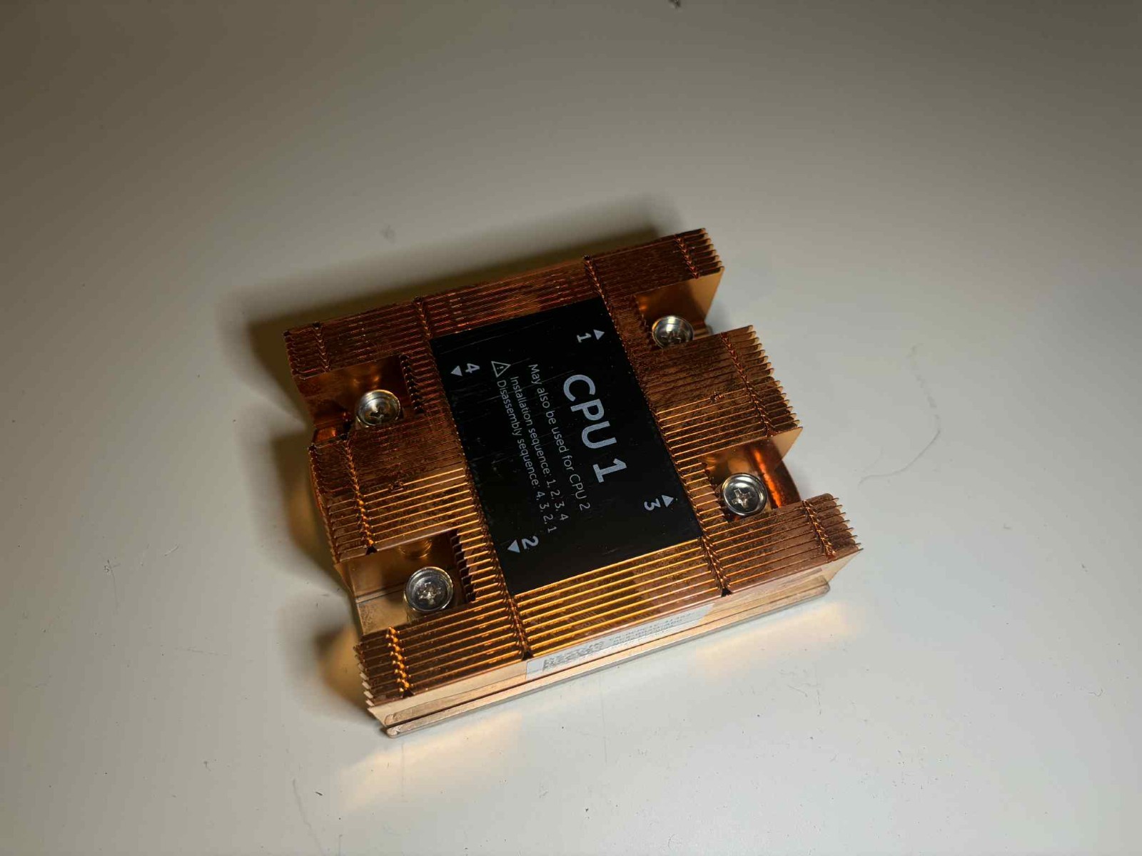 Genuine Dell PowerEdge M630 Blade Server CPU1 Heatsink CPC1C 0CPC1C