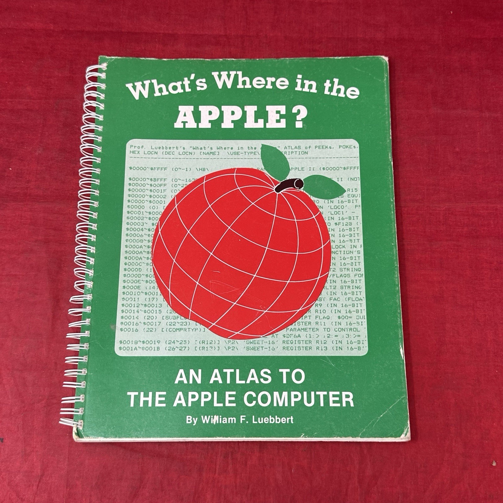 What's Where in the APPLE? An Atlas To The Apple Computer VTG 1981 book Luebbert
