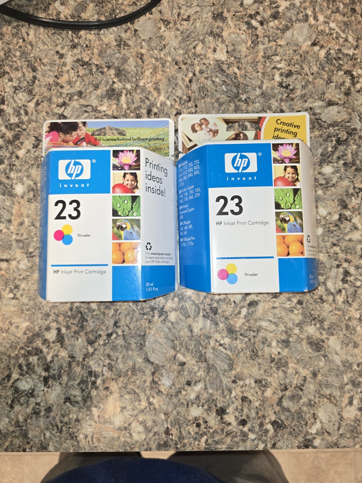 Hewlett-Packard HP 23 (2 Unopened Packages - TRI-COLOR INKJET CARTRIDGES)