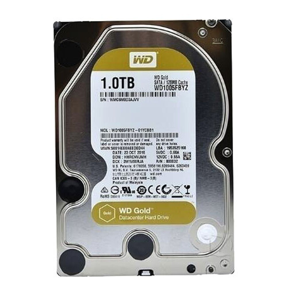 New FOR Western Digital Gold WD1005FBYZ Internal 1TB 7200RPM 3.5 inch Hard Drive