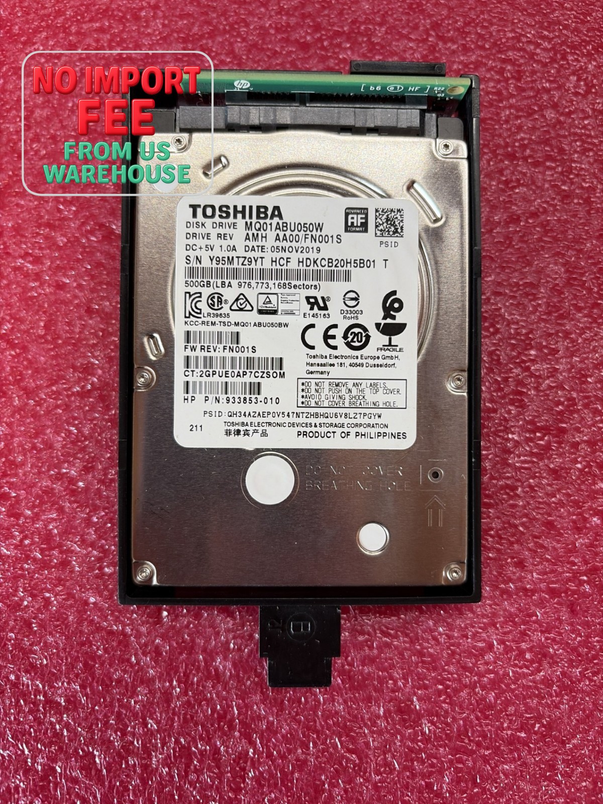 B5L29-67903 HƤ SECURE HARD DISK DRIVE For HƤ LaserJet Enterprise Printer OEM