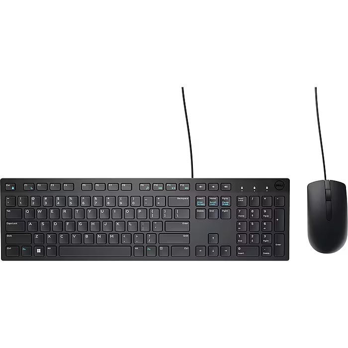 NEW Genuine Dell Keyboard and Mouse Combo - KB216T Multimedia  - Black