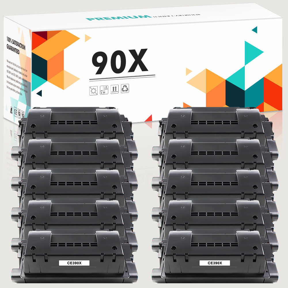 10x CE390X Toner Compatible for HP 90X LaserJet Enterprise M602 M603 M4555 MFP