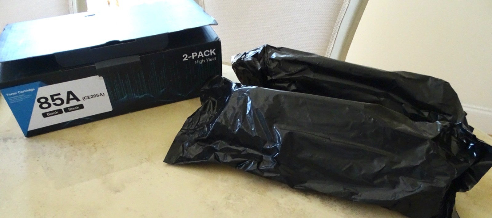 85A HP CE285A Compatible 2 Pack Black Toner Cartridge Replacement