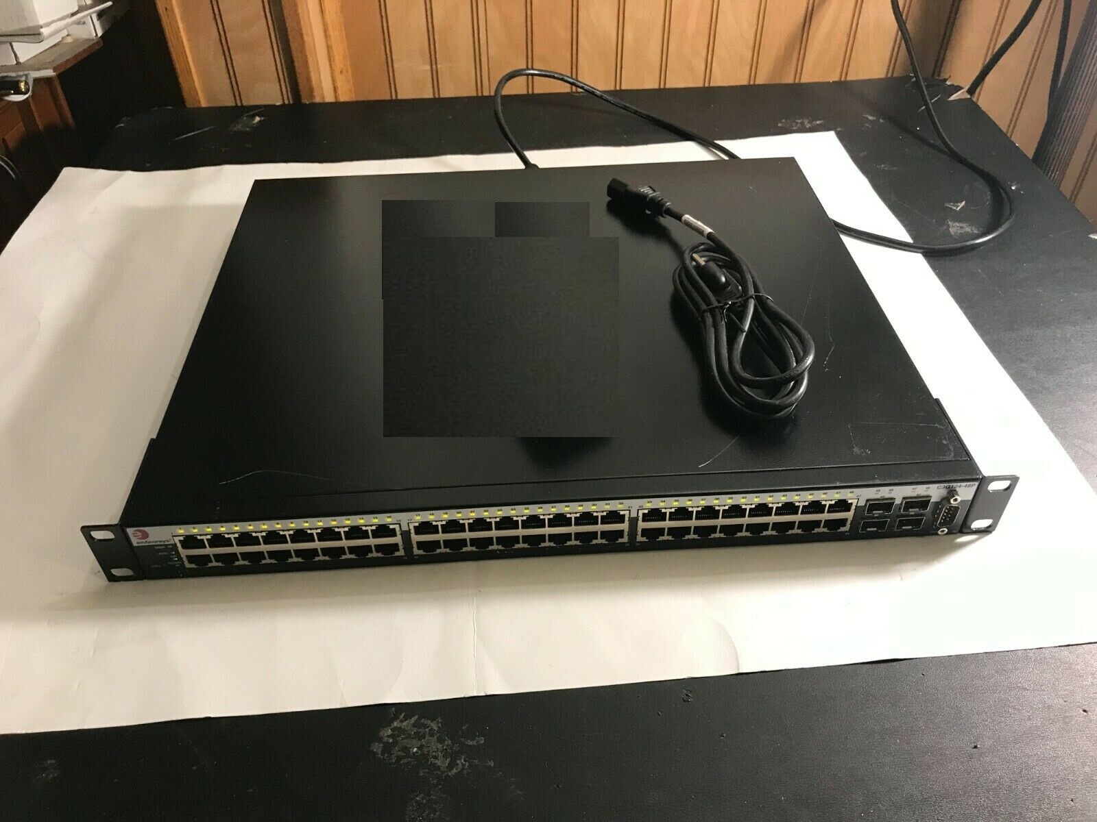 Enterasys C3G124-48 Gigabit 48-Port Managed Switch Rack Mount