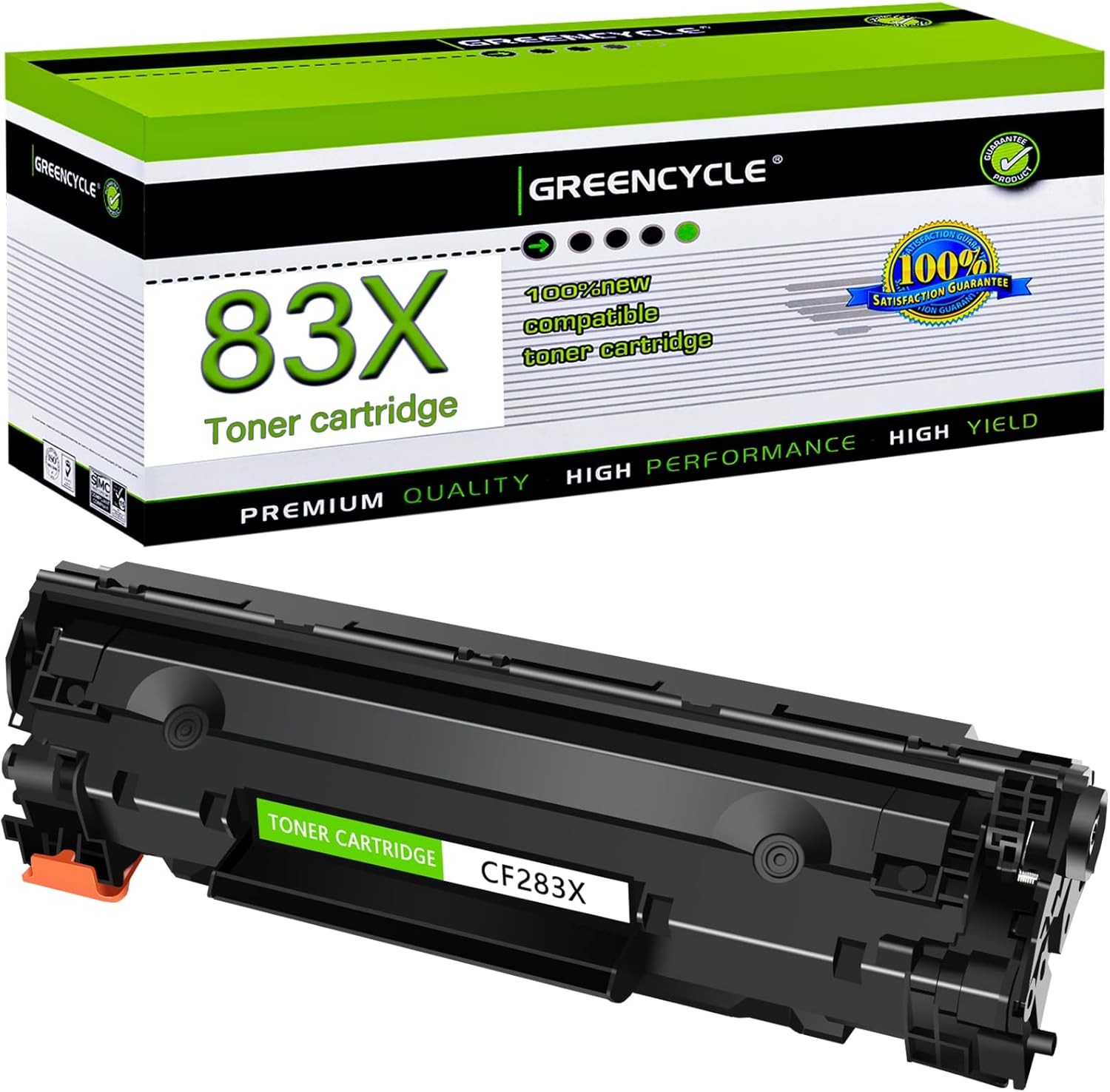 High Yield CF283X Toner Cartridge For HP 83X LaserJet Pro MFP M225dn M201n