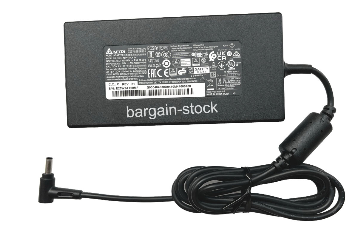 Original 150W AC Power Supply Adapter For MSI Katana GF66 11UC 11UD Charger