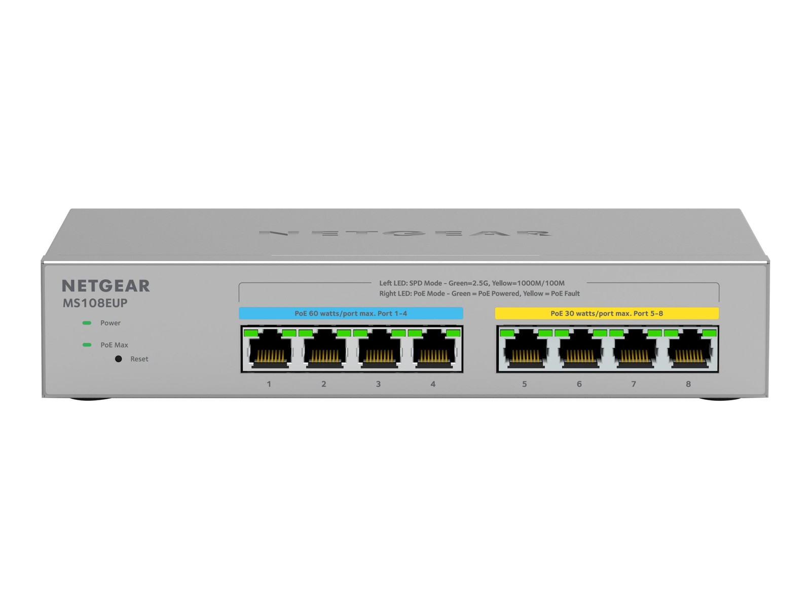 Netgear MS108UP Switch II price incl VAT 3 yr warranty* B2B