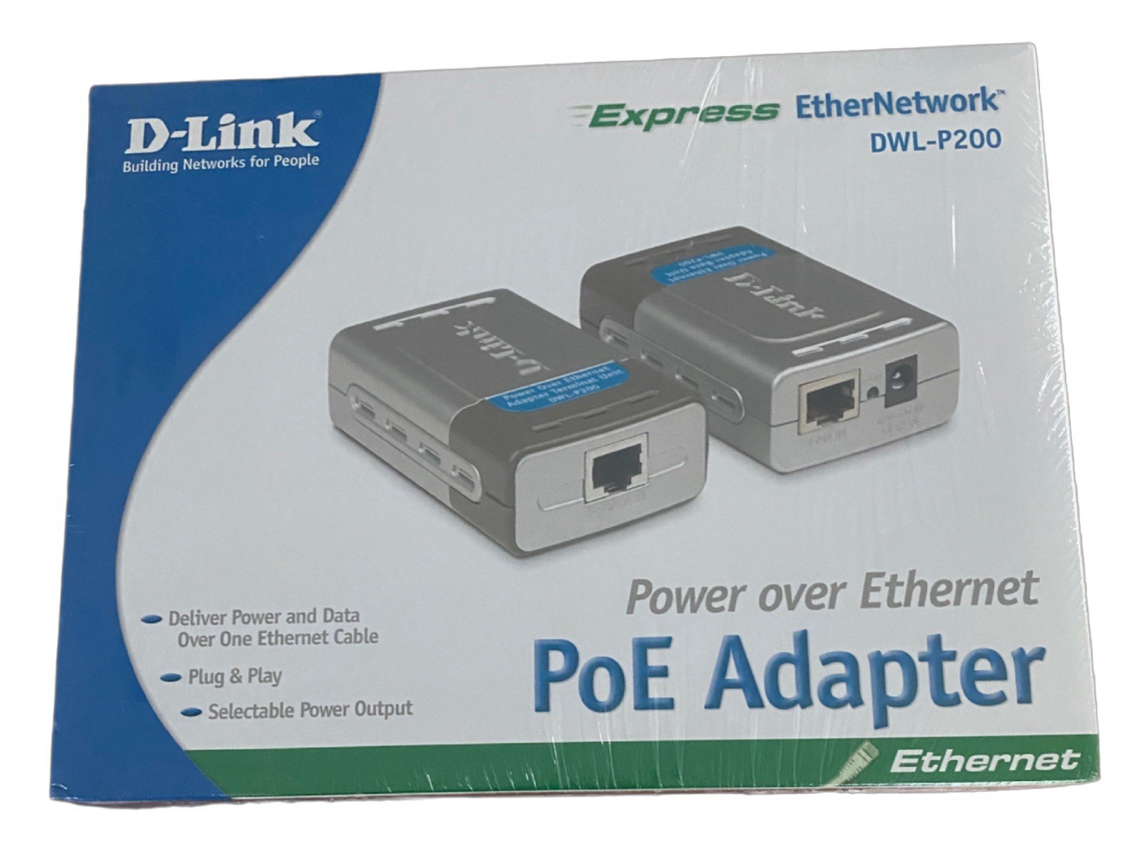 BRAND NEW D-Link DWL-P200 Power Over Ethernet Adapter Sealed In Box