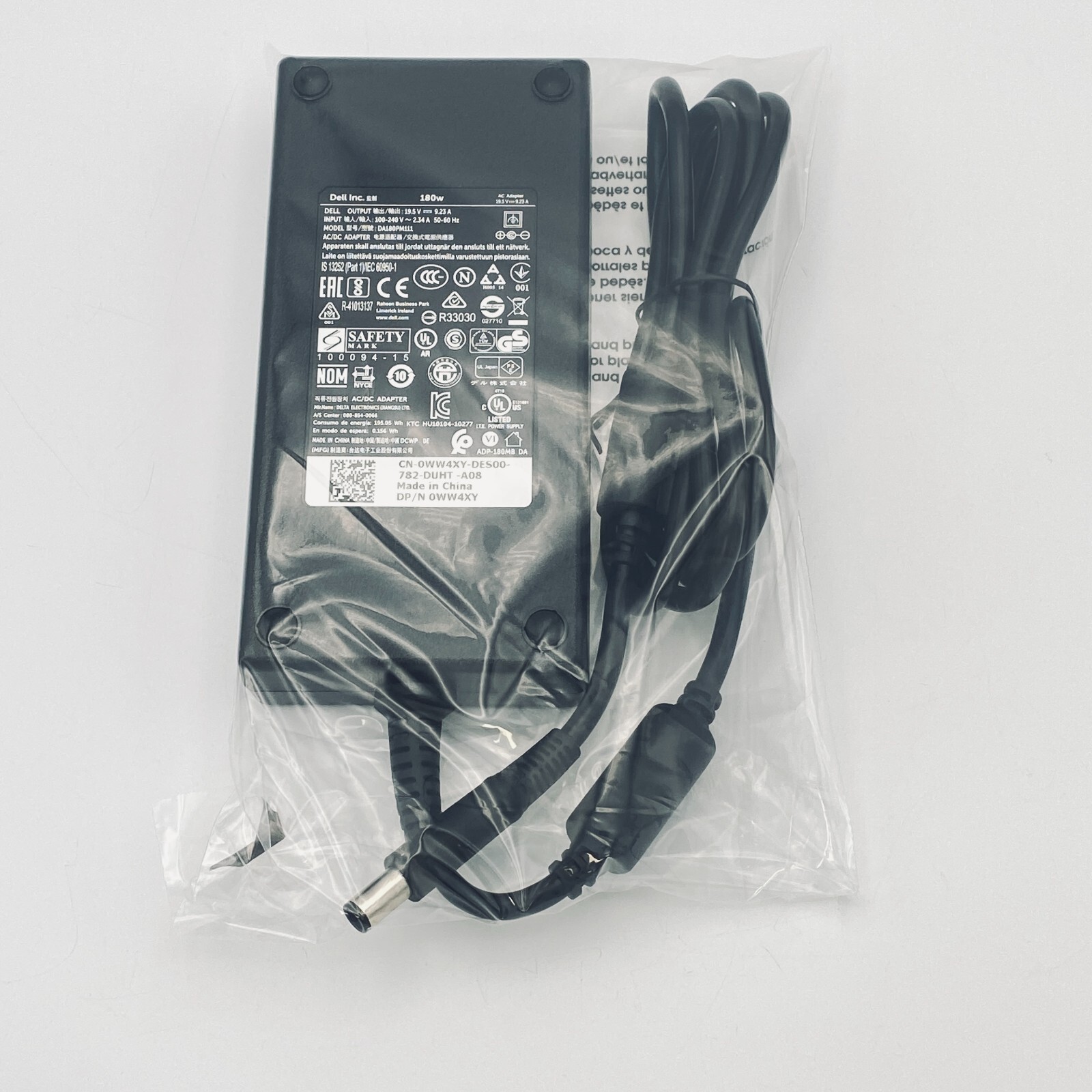 NEW Genuine Dell AC Adapter For Inspiron G3 15 (3590) 180W Laptop Power Supply