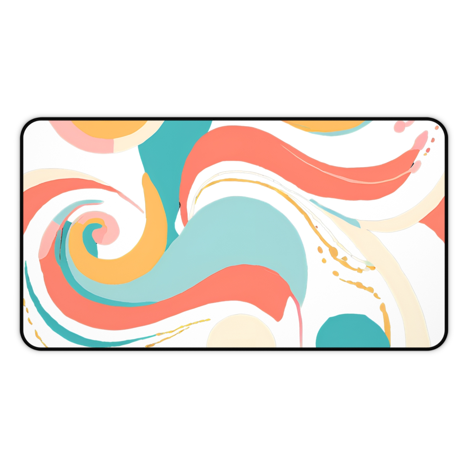 Bright Abstract Desk Mat – Vibrant Design Office Decor, Computer Accessories