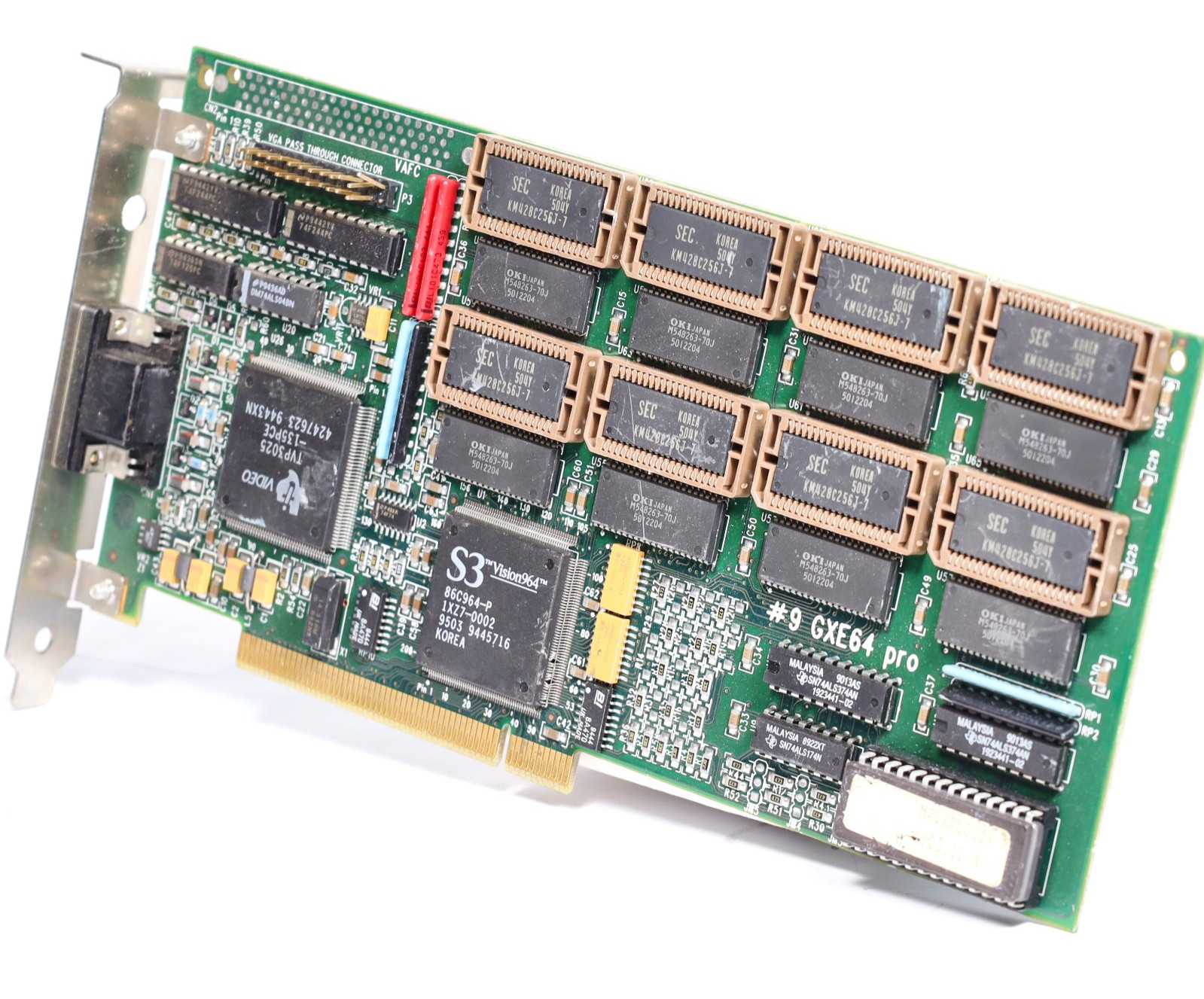 Number Nine GXE64 Pro 2MB PCI VGA Video Card