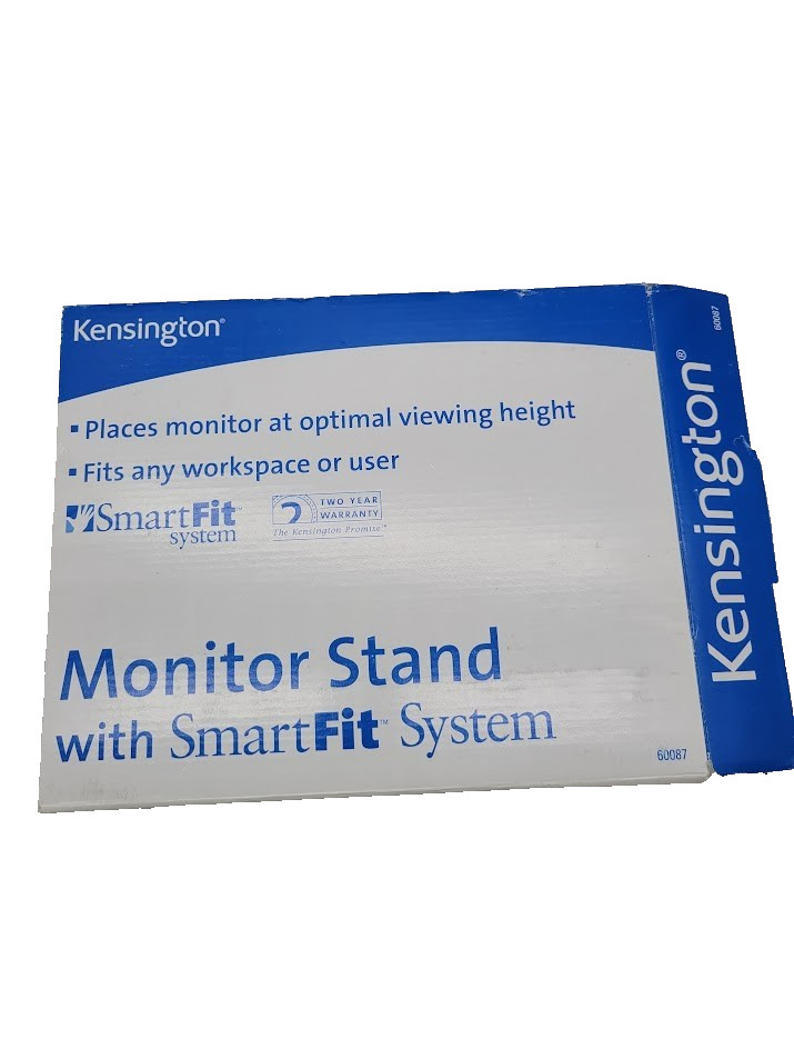 Kensington SmartFit Monitor Stand Desktop Riser Adjustable Height 60087 Black Gr