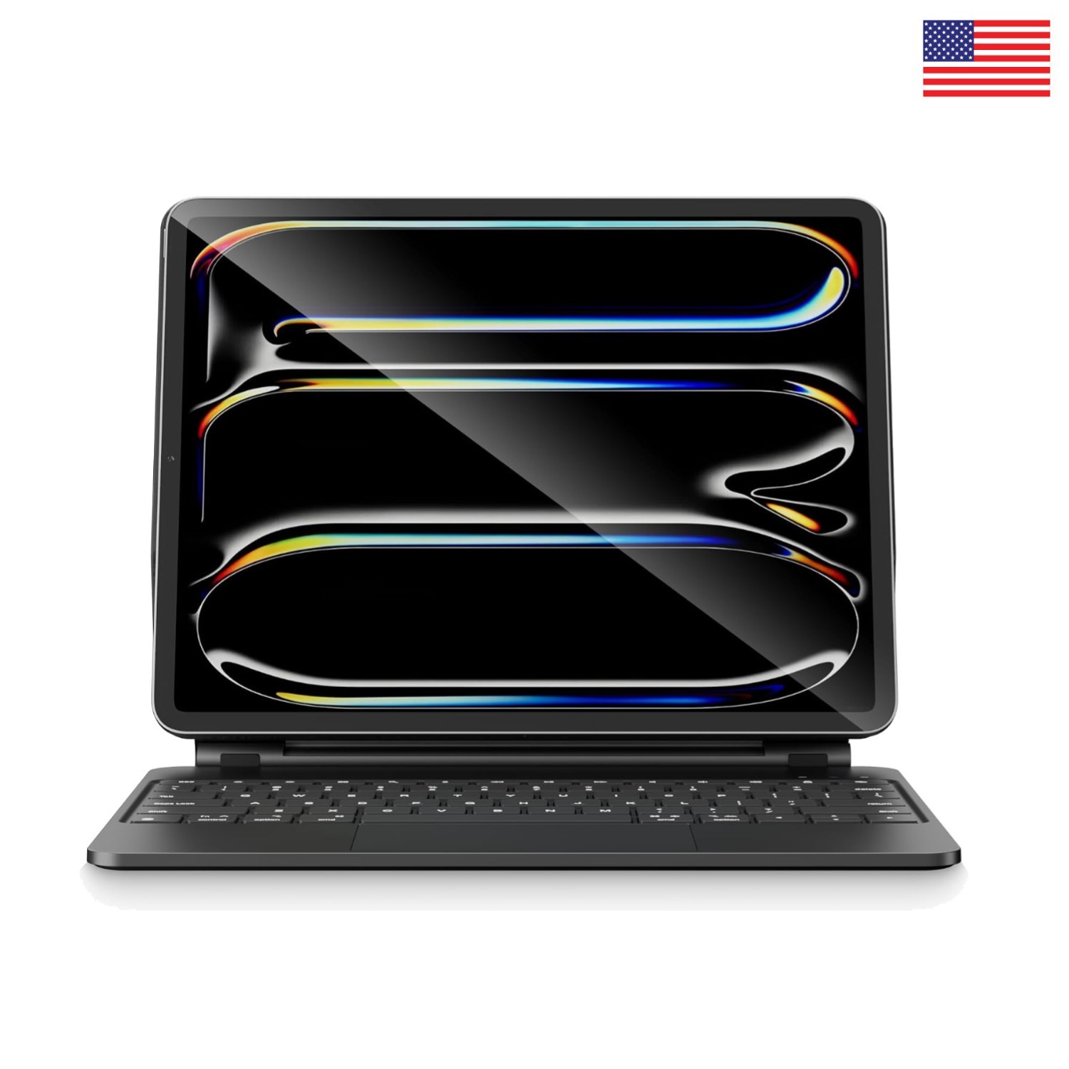 Magic Keyboard Case for iPad Pro 13 inch M5 2025 & M4 2024: Smart Multi-Touch Tr