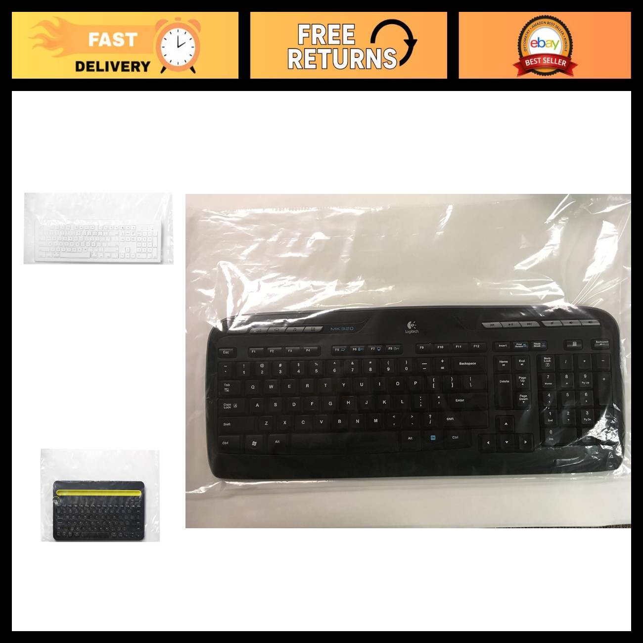 500 Disposable Keyboard Covers - Waterproof, Dustproof, Anti-Bacterial Protectio