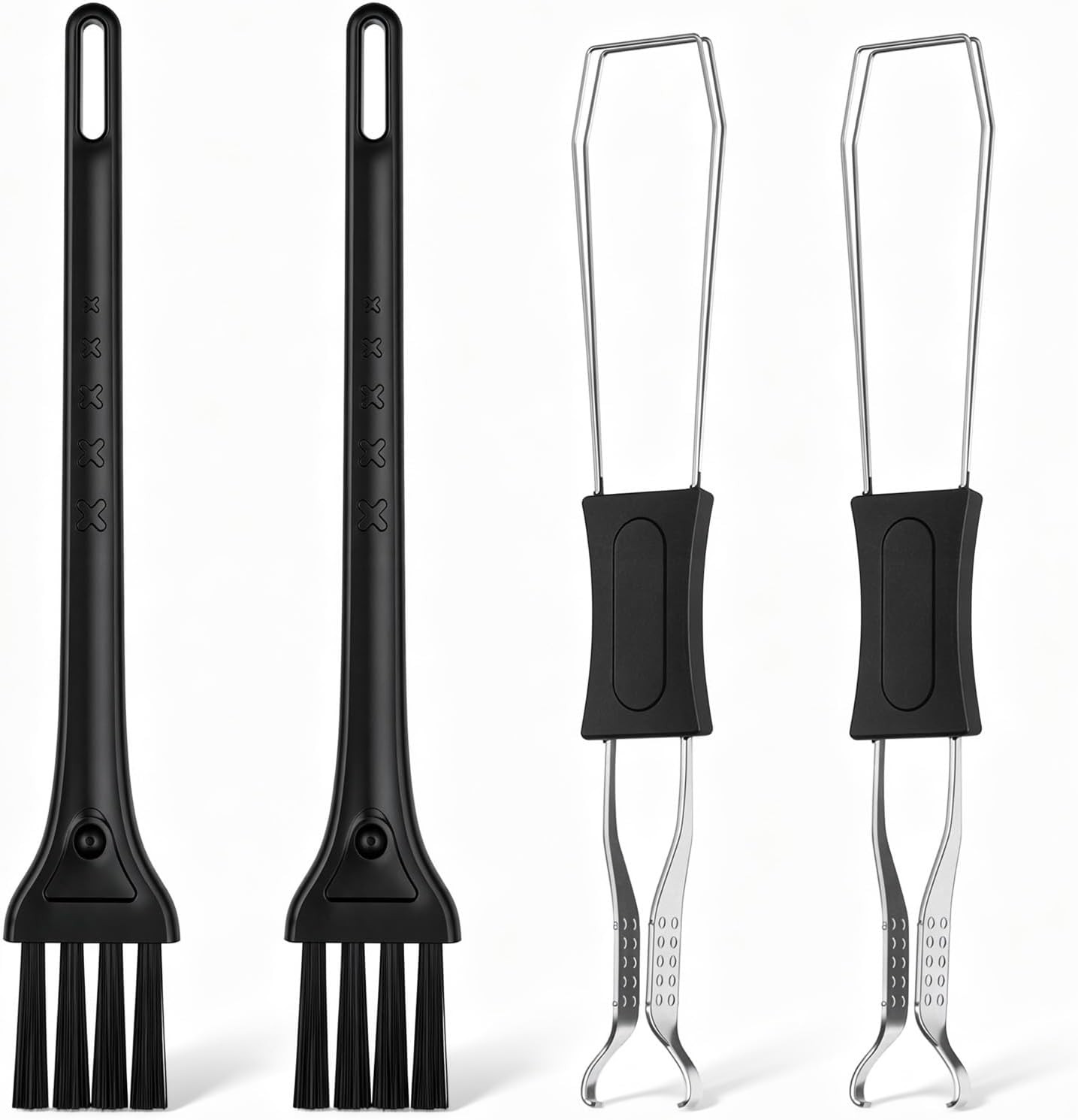 2Pcs Keycap Puller with 2Pcs Keyboard Brush