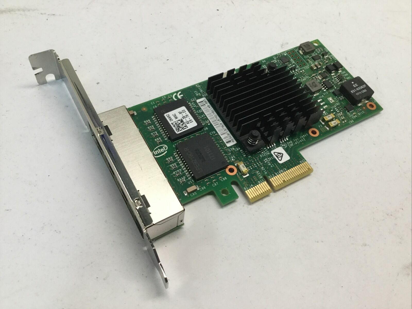 INTEL I350T4 1GbE Quad Port Ethernet Server Adapter I350-T4 0NWK2 0THGMP 974523