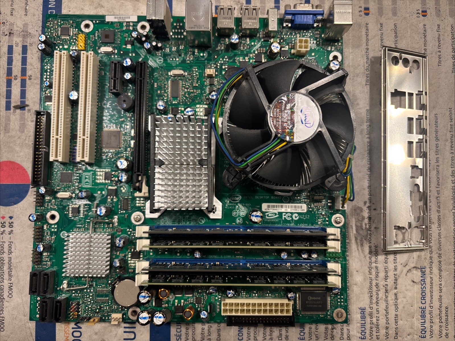 Intel Desktop Board DG33BUC LGA775 Motherboard + Core 2 Quad Q6600 CPU 8GB RAM