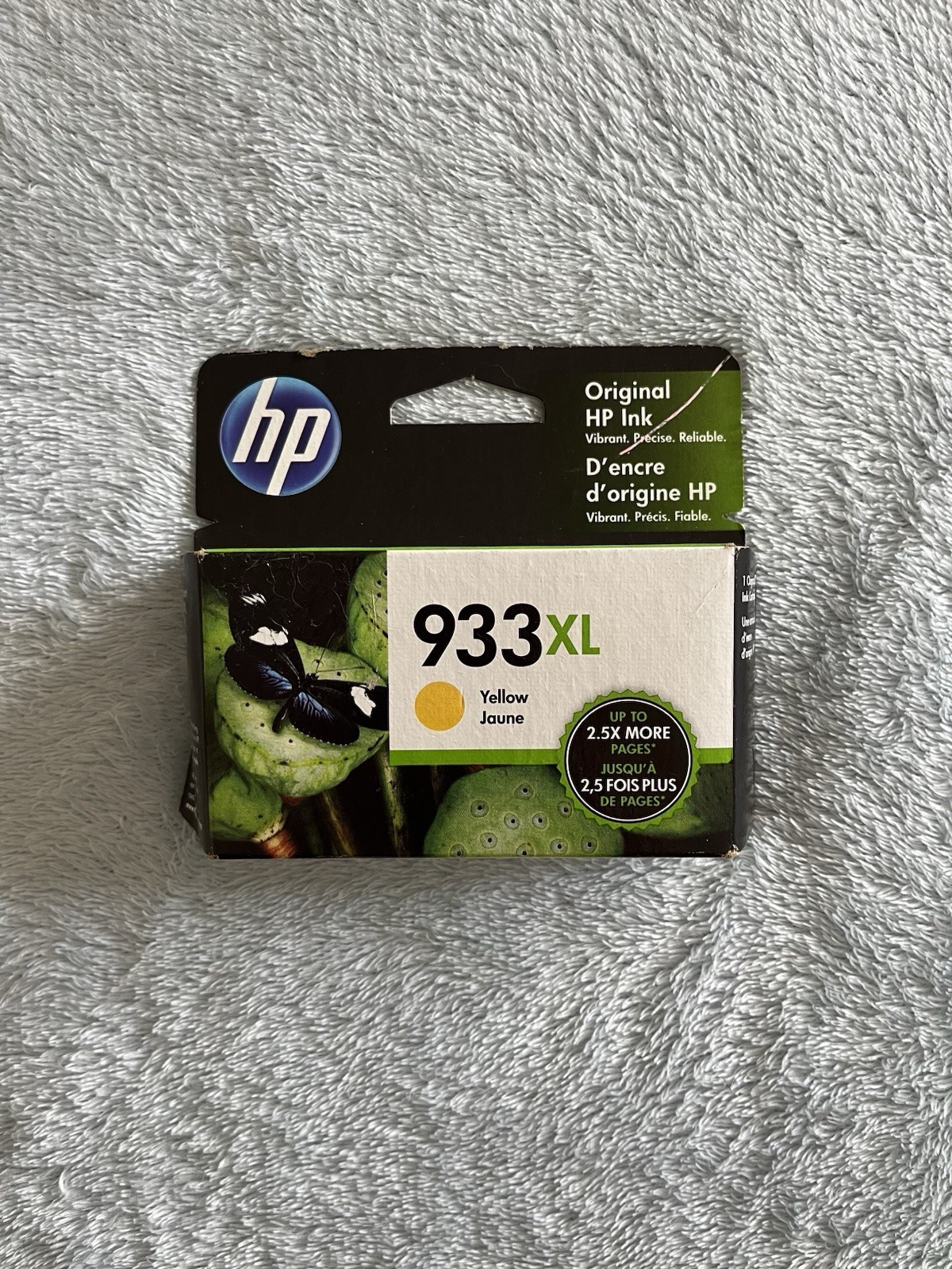 HP 933XL High Yield Yellow Ink Cartridge 01/2023