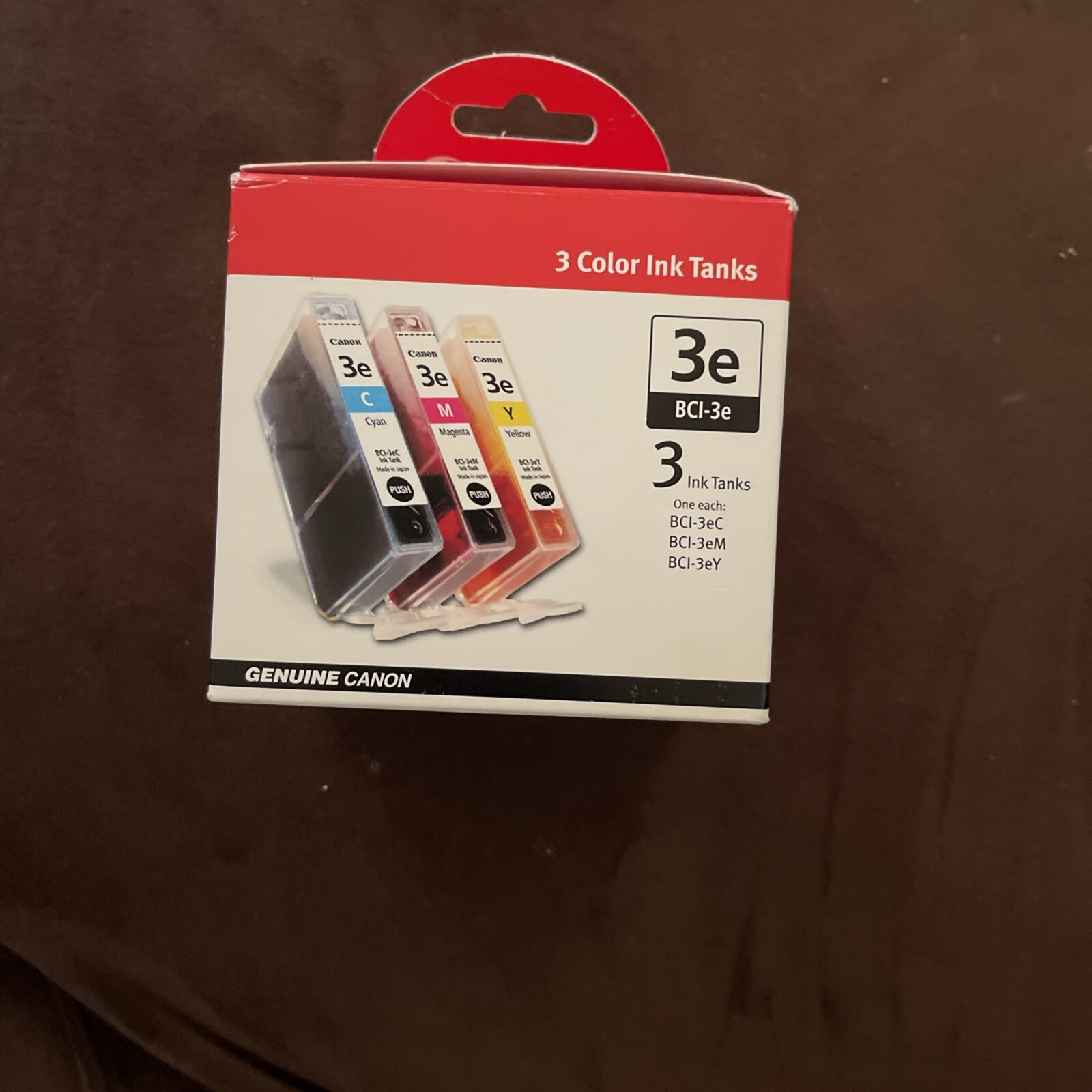 Canon BCI-3e Color Ink Tank for the BC-31e CMY InkJet Cartridge - 3 Pack *NIB 