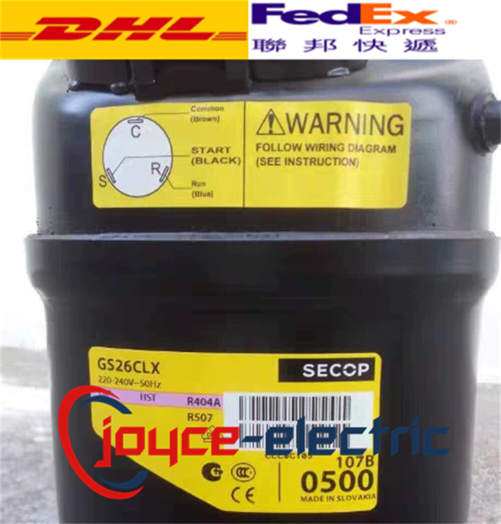 1PCS Danfoss Compressor GS26CLX new via FedEx or DHL