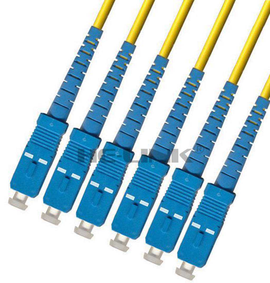 250M SC-SC Outdoor Armored Singlemode 6 Strands Fiber Optic Cable