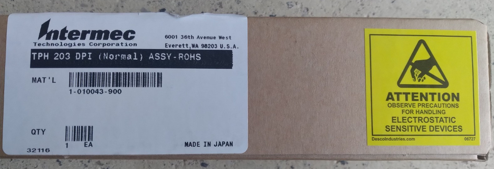 Intermec 1-010043-900 Thermal Printhead