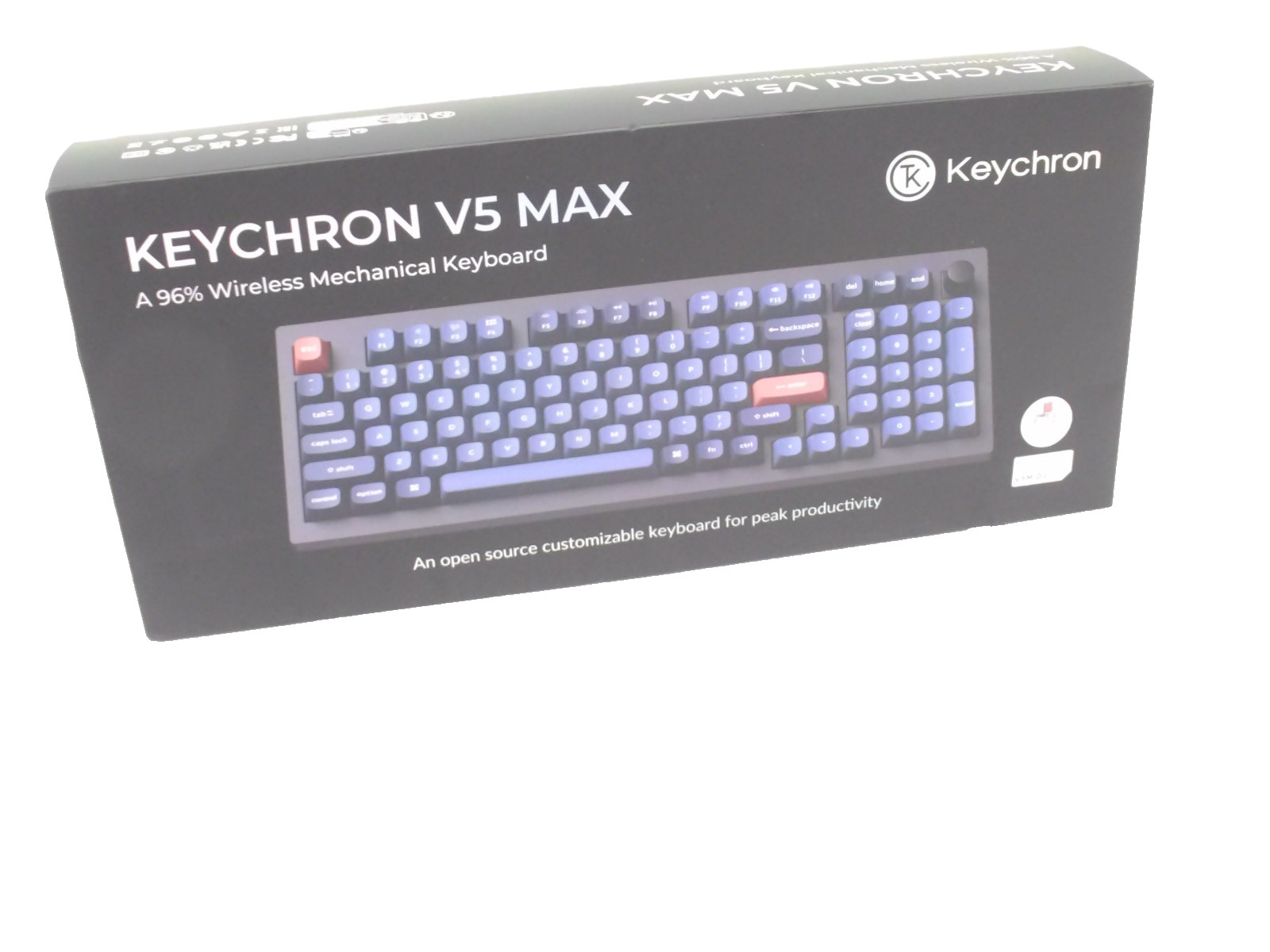 Keychron V5 Max 96% Custom Wireless RGB Mechanical Keyboard with Programmable