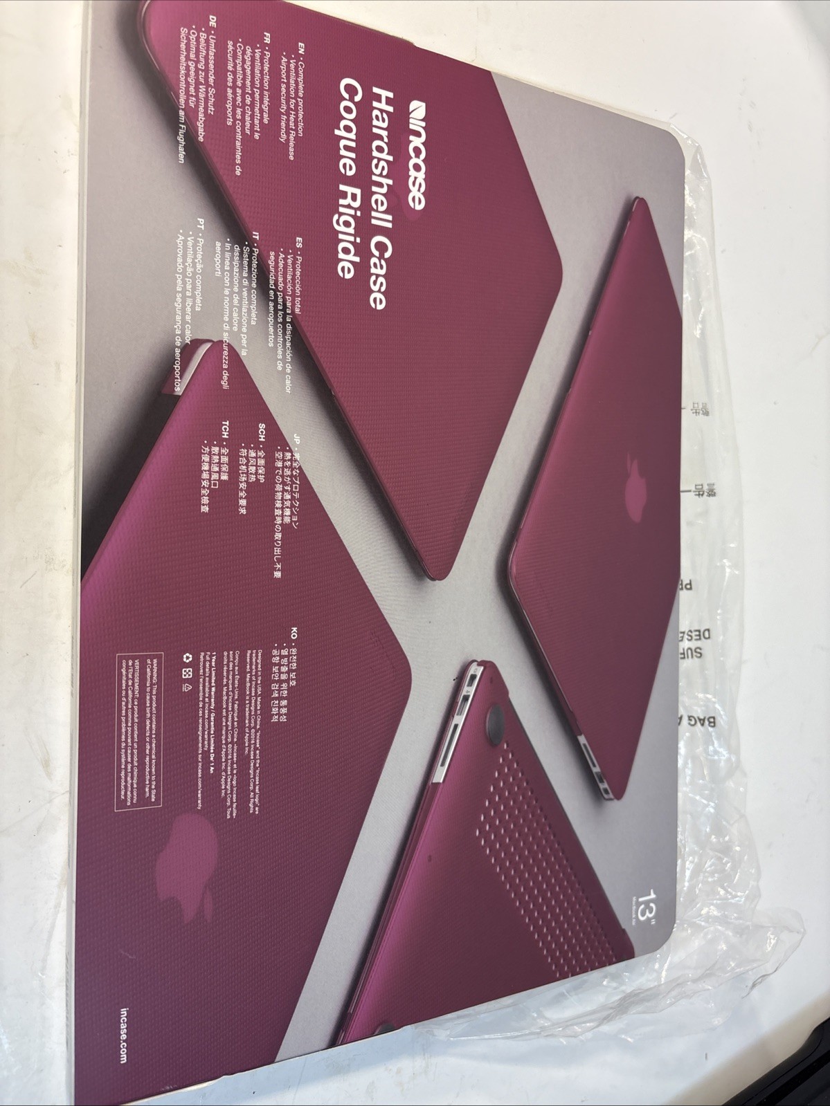 Incase Pink Hardshell Hard Plastic Shell Case for MacBook Pro Retina 13 in