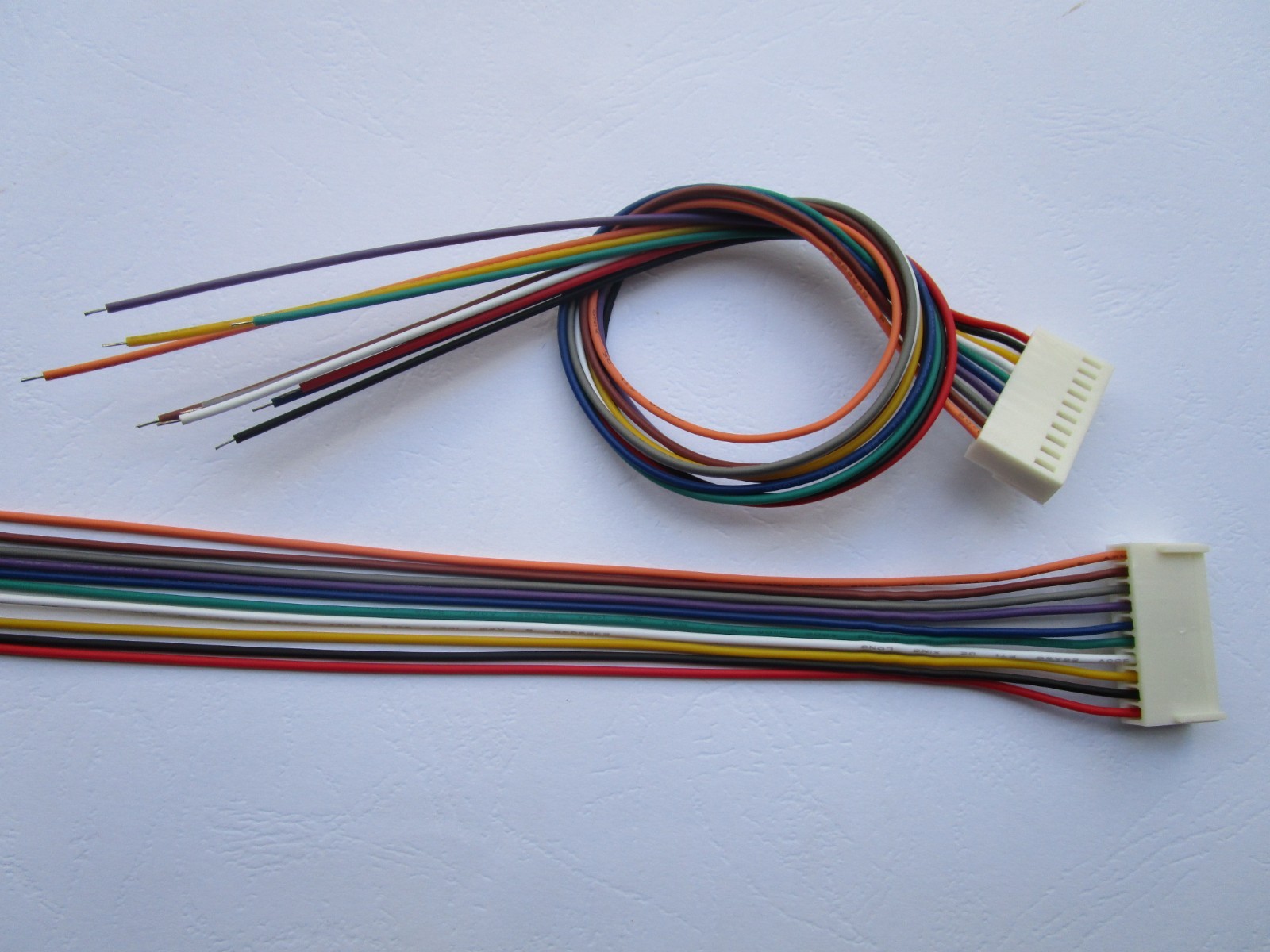 24 pcs 2510 Pitch 2.54mm 10 Pin Female Connector with 26AWG 30cm Leads Cable