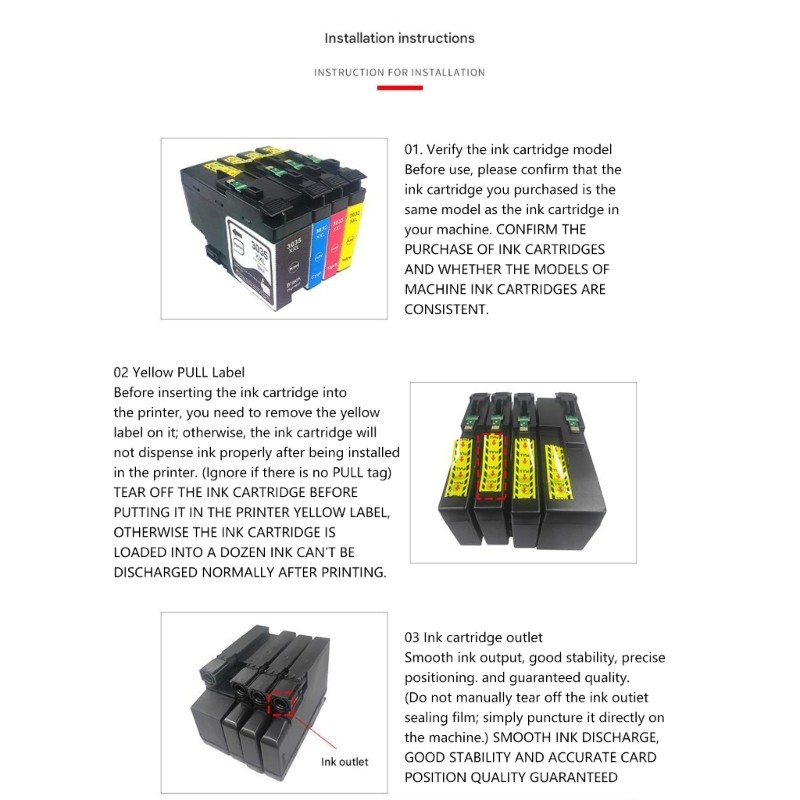 Cost Effective High Capacity Ink Cartridges ABS For Printer Office Home