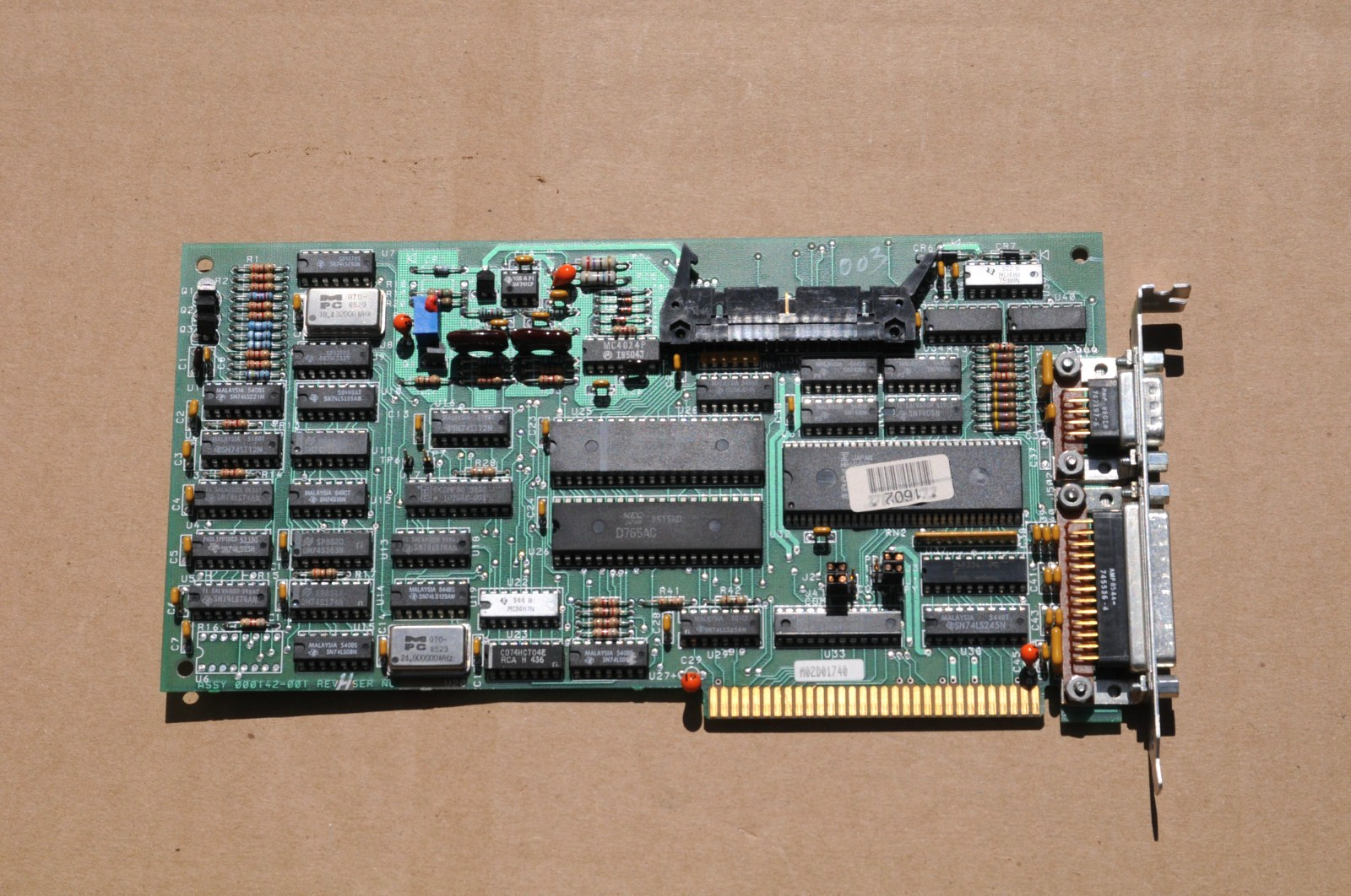 COMPAQ PORTABLE FLOPPY DISK-SERIAL-PARALLEL INTERFACE BOARD, TESTED, WORKING