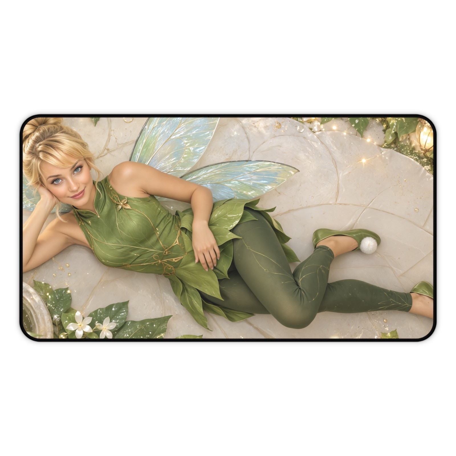 Tinker Bell Gaming Setup Desk Mat Large Mouse Pad Character Desk Pad