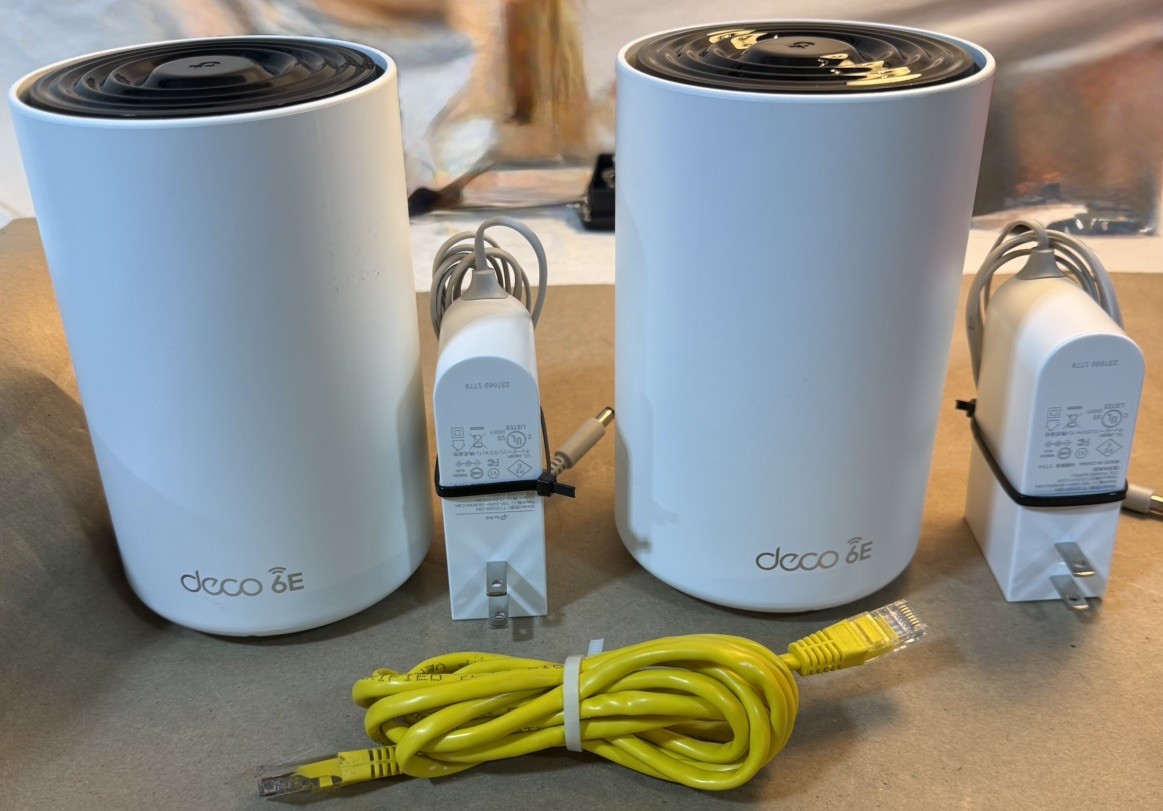 TP-Link Deco XE75 Pro AXE5400 WiFi 6E Tri-Band Mesh System 2-Pack 2.5G Port EXC