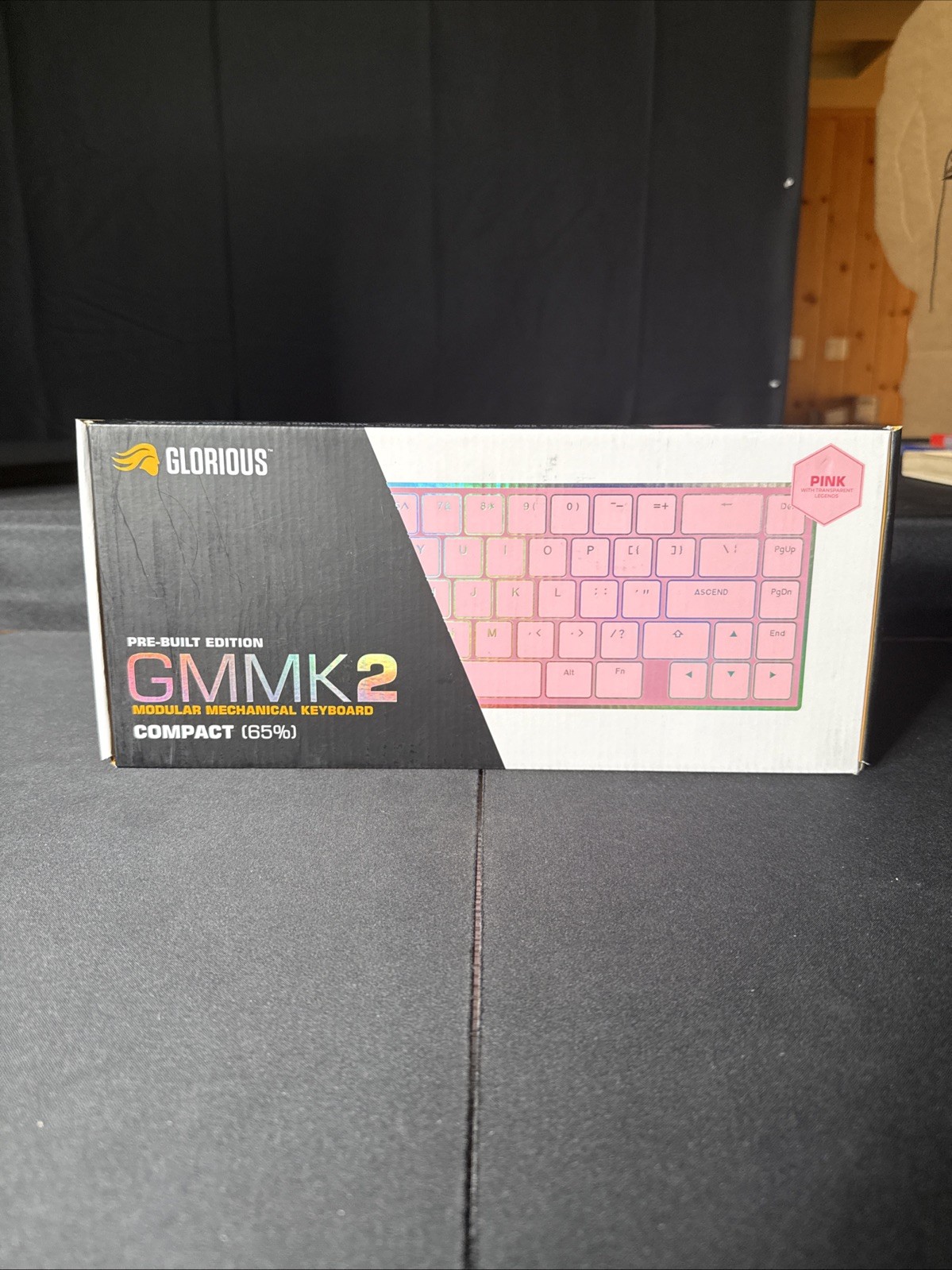 Glorious GMMK2 Pre-Built Compact Modular Mechanical keyboard - Pink