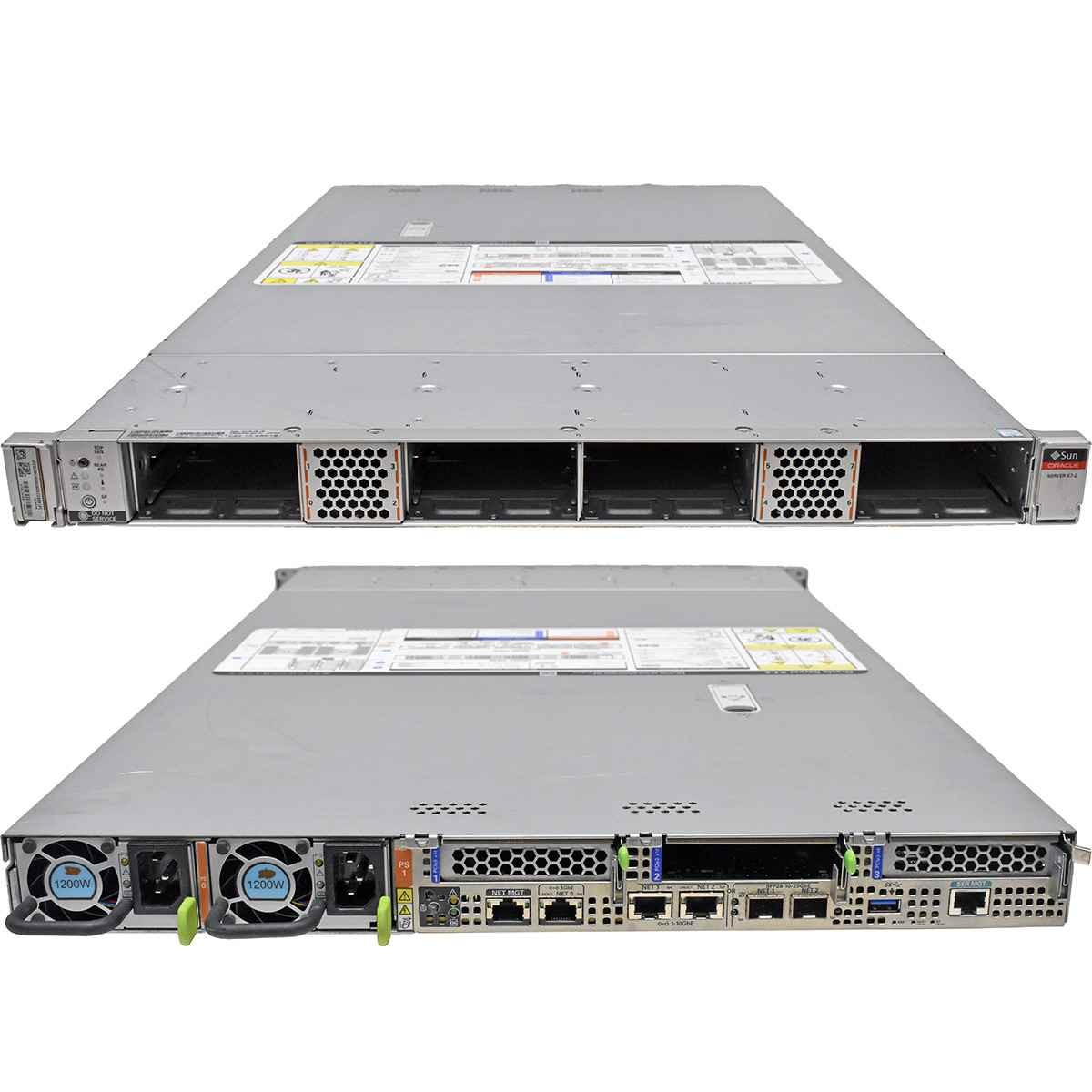 SUN Oracle X7-2 Rack Server no CPU no PC4 RAM 1xHeatsink 8x SFF 2.5 Bay 9361-16I