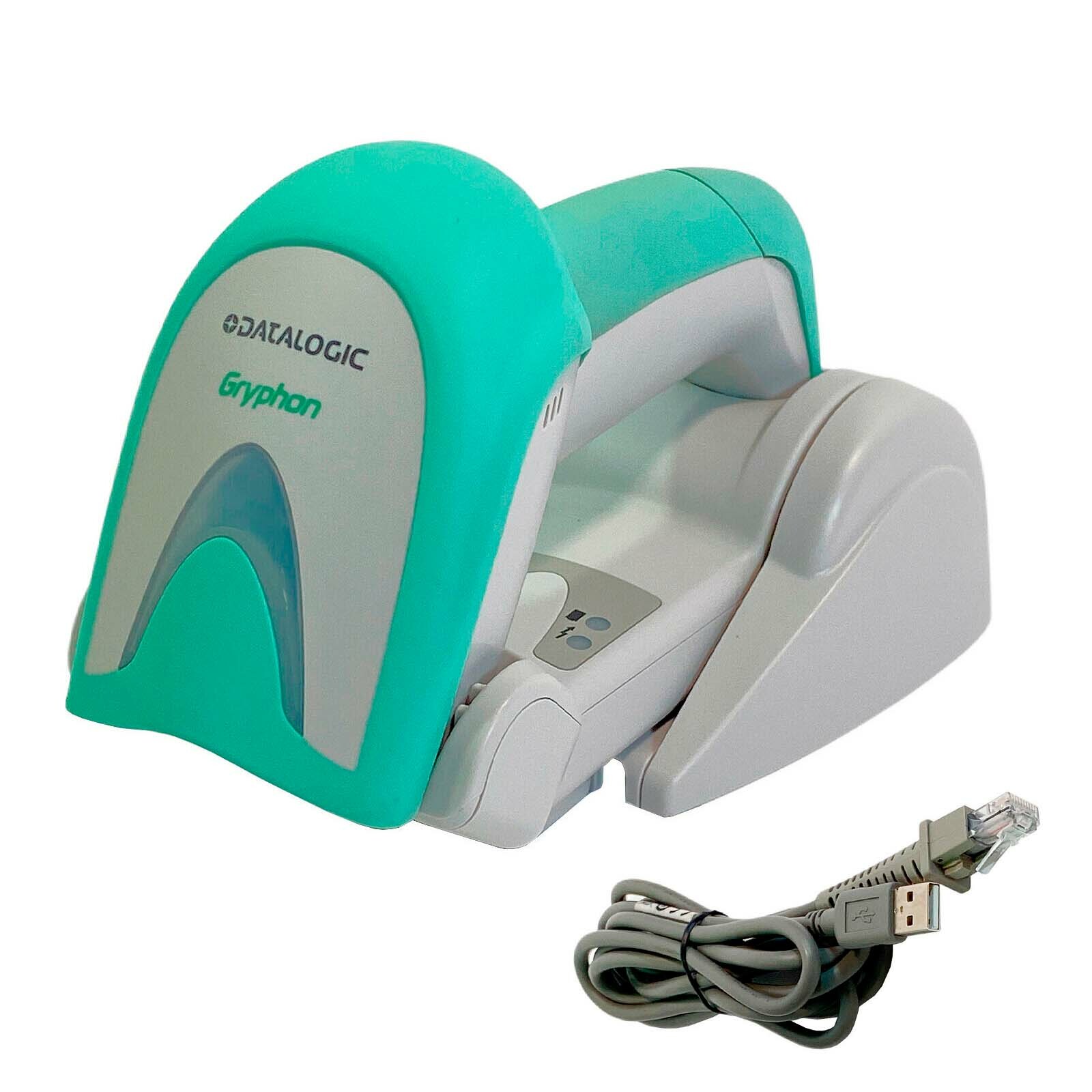 Datalogic Gryphon GBT4400-HC 2D Handheld Barcode Scanner with Charging Cradle 