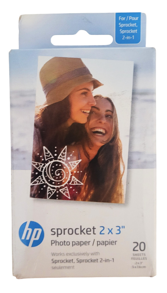 HP Sprocket 2"x3" Photo Paper 20 Sheets