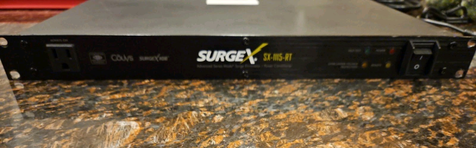 SurgeX SX1115-RT Rack Mount Power Conditioner Surge Eliminator 15A 9-Outlet