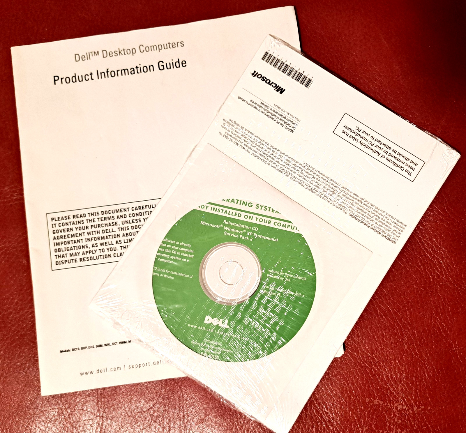 Microsoft Windows XP Professional SP2 Dell Reinstallation CD 2002