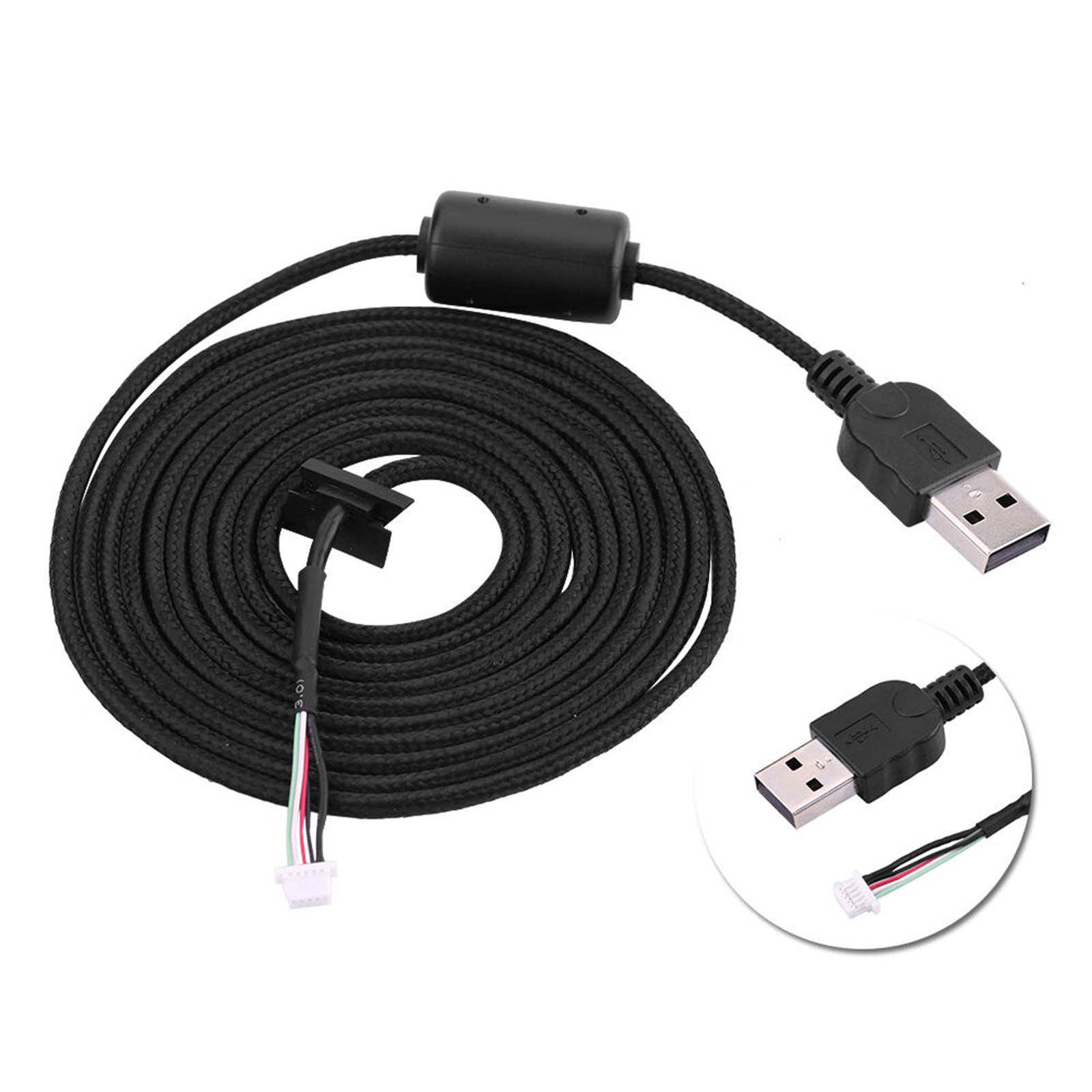 USB Mouse Weaving Cable Line Replacement For Logitech G9 G9X Game Mouse