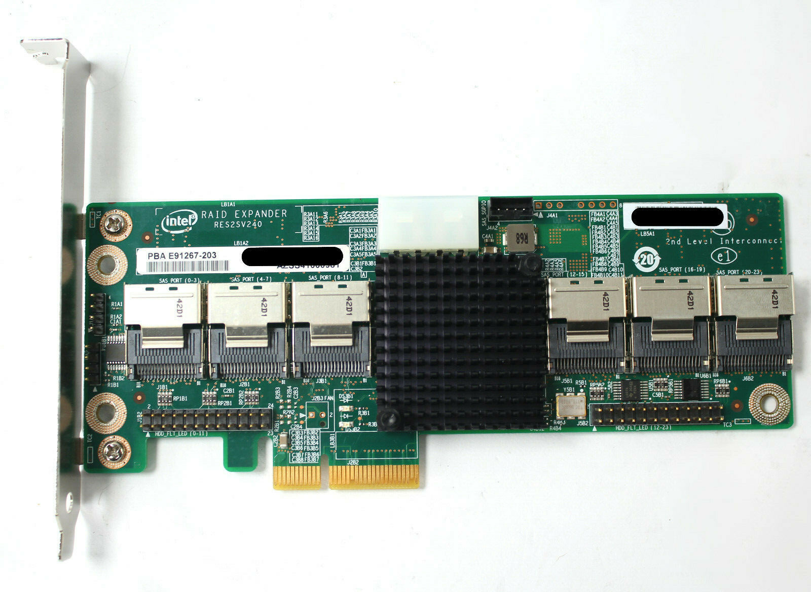  Intel RES2SV240 24port 6G 6Gbps SATA SAS Expander Server Adapter RAID CARD 