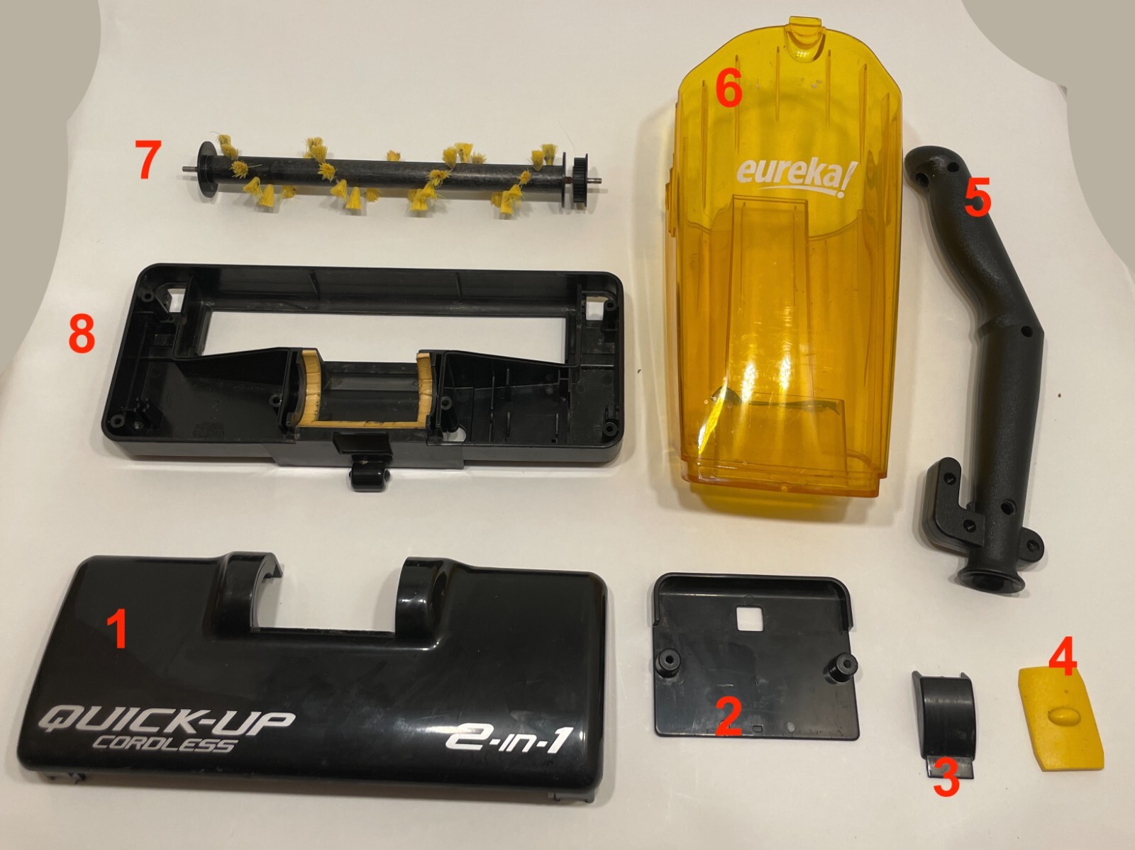 OEM Eureka Quick-Up Cordless Vacuum Model 96 replacement parts YOU PICK