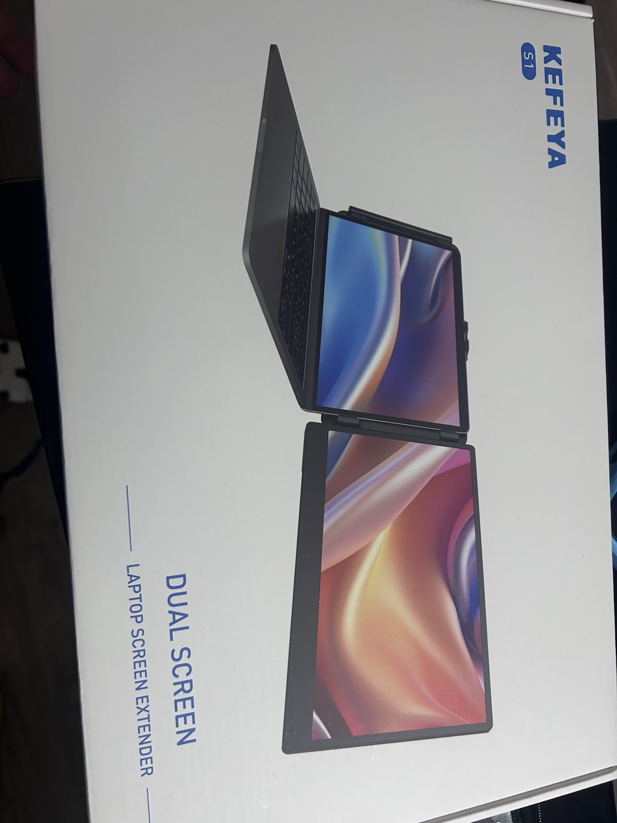 KEFEYA S1 14" Dual Screen Laptop Monitor Extender IPS 1080p USB-C HDMI