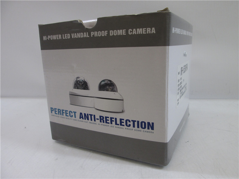 High Power IR 53VFA Dome Security Camera Vandal Proof Open Box